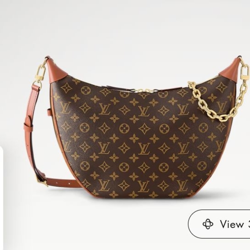 Louis Vuitton Loop Hobo Bag in Brown Monogram